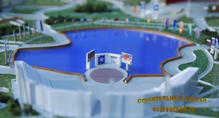 "Планировочный макет комплекса олимпийских объектов Сочи 2014"