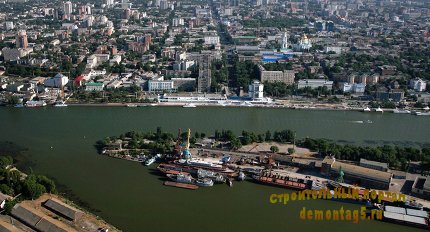 Река Дон в черте города Ростов-на-Дон