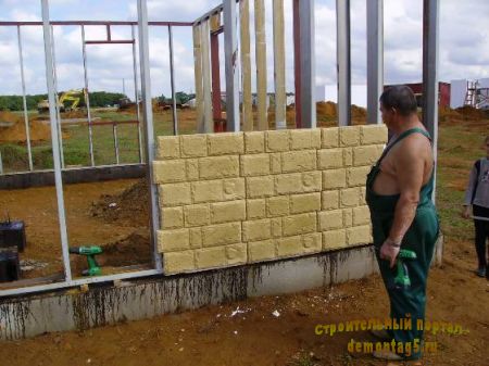 Строительство дома из стальных легких тонкостенных конструкций