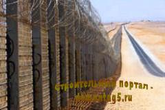 Забор на границе с Египтом