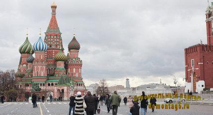 Панорама Красной площади в Москве