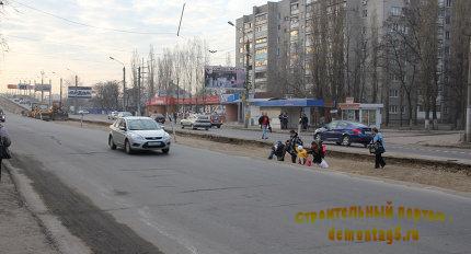 Ремонт самой длинной улицы в Воронеже