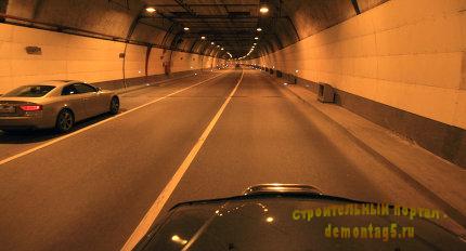 Строительство двух тоннелей на Каширском шоссе в Москве выполнено на 70%