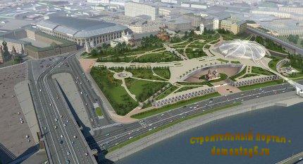 Создание парка в Зарядье в центре Москвы начнется осенью - Собянин