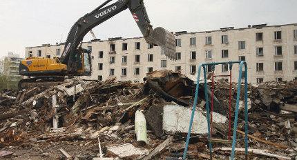 Работы по сносу старых пятиэтажек в Москве планируют завершить к 2016 г