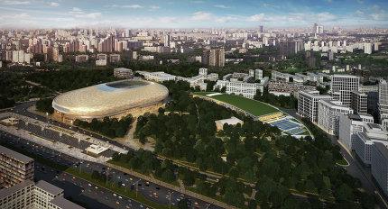 ВТБ Арена построит в Москве здание с самой большой зеленой крышей