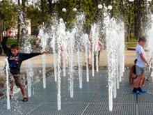 В столичных парках появятся сухие фонтаны