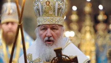 Патриарх Кирилл в Успенском соборе Кремля помолился о единстве народов
